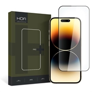 Protector de Pantalla - 9H - Hofi Premium Pro+ para iPhone 15 Pro Max - Borde Negro