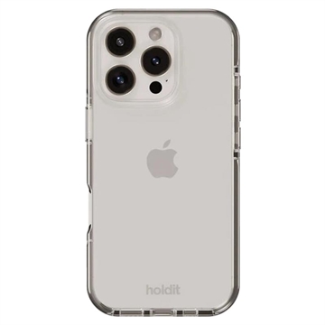 Funda iPhone 16 Pro Holdit Seethru - Blanco
