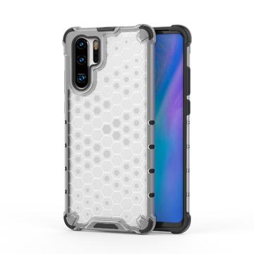 Carcasa Híbrida Honeycomb Armored para Huawei P30 Pro - Transparente