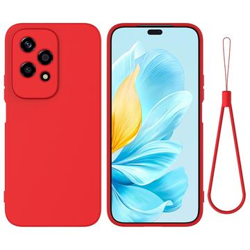 Funda de Silicona Líquida para Honor 200 Lite - Rojo