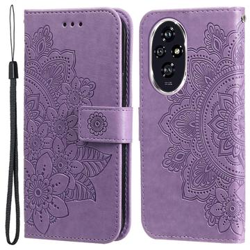 Funda Mandala Series para Honor 200 - Estilo Cartera - Púrpura