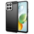 Carcasa de TPU Brushed para Honor 200 Smart/X7c - Fibra de Carbono