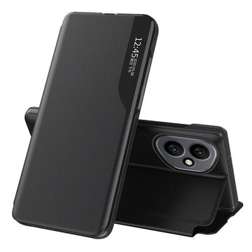 Funda con Tapa Smart Clear View para Honor 400 - Negro