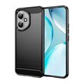 Carcasa de TPU Brushed para Honor 400 - Fibra de Carbono - Negro