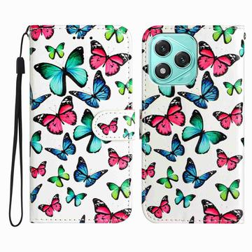 Funda Cartera Wonder Series para Honor 400 Lite - Mariposas de colores