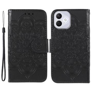 Funda Mandala Series para Honor 400 Lite - Estilo Cartera - Negro