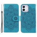 Funda Mandala Series para Honor 400 Lite - Estilo Cartera - Azul