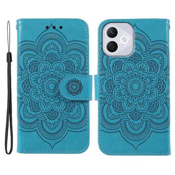 Funda Mandala Series para Honor 400 Lite - Estilo Cartera - Azul