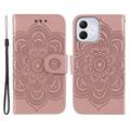 Funda Mandala Series para Honor 400 Lite - Estilo Cartera - Rosa Dorado