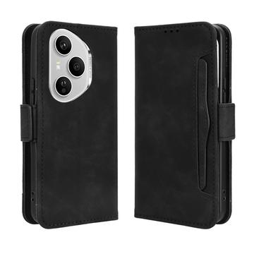 Funda tipo billetera con tarjetero para Honor 400 Pro - Negra