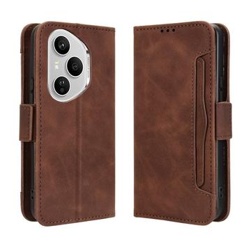 Funda tipo billetera con tarjetero para Honor 400 Pro - Marrón