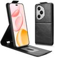 Funda abatible vertical con soporte Honor 400 Pro - Negro