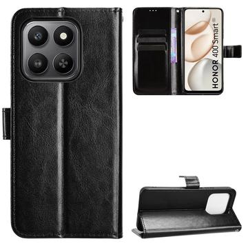 Funda de cartera con soporte para Honor 400 Smart - Negro