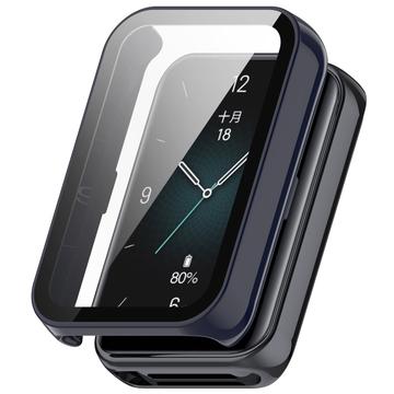Carcasa de Plástico con Protector de Pantalla para Honor Band 9 - Azul Oscuro