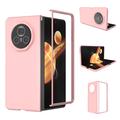Carcasa de Plástico Engomado para Honor Magic V3 - Rosa