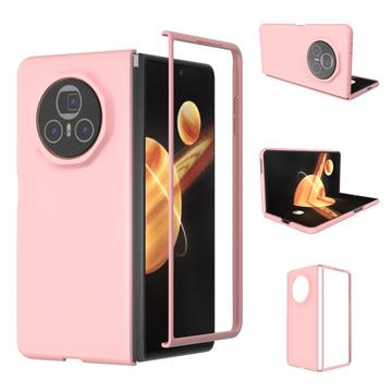 Carcasa de Plástico Engomado para Honor Magic V3 - Rosa