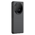 Carcasa de Plástico Engomado para Honor Magic V5 - Negro