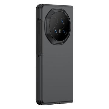 Carcasa de Plástico Engomado para Honor Magic V5 - Negro