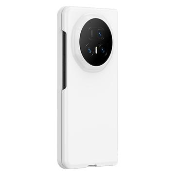 Carcasa de Plástico Engomado para Honor Magic V5 - Blanco