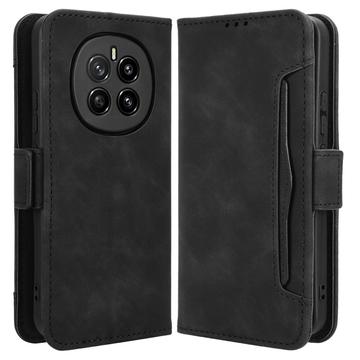 Funda tipo billetera con tarjetero para Honor Magic7 - Negra