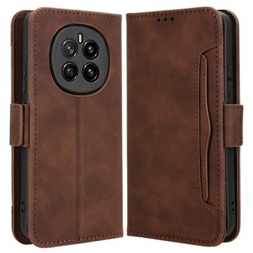 Funda tipo billetera con tarjetero para Honor Magic7 - Marrón