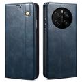 Funda con Cierre Magnético para Honor Magic7 Pro - Estilo Cartera - Azul