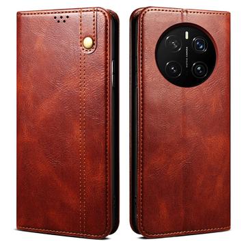 Funda con Cierre Magnético para Honor Magic7 Pro - Estilo Cartera - Marrón