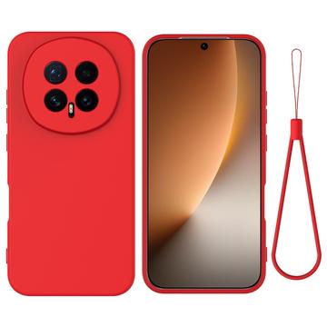 Honor Magic8 Funda de silicona líquida con correa de mano