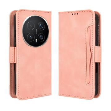 Funda tipo billetera con tarjetero para Honor Magic8 Pro - Rosa