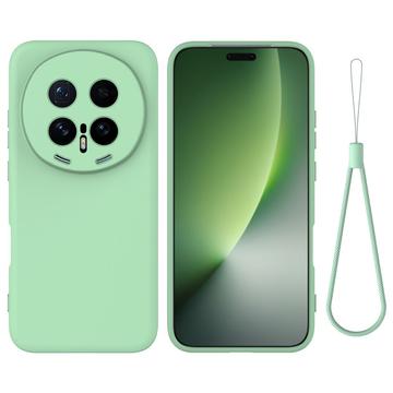 Honor Magic8 Pro Funda de silicona líquida con correa de mano