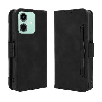 Funda tipo billetera con tarjetero para Honor Play10 - Negra