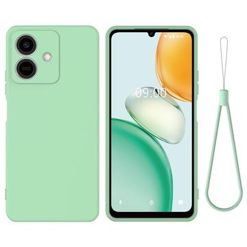 Honor Play10 Funda de silicona líquida con correa de mano
