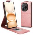 Funda abatible vertical con soporte Honor Power - Oro rosa