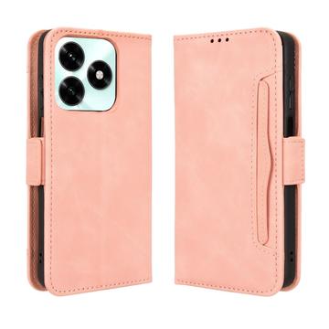 Funda tipo billetera con tarjetero para Honor X5c Plus - Rosa