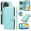 Funda acolchada de lujo para Honor X5c Plus - Estilo Cartera - Verde
