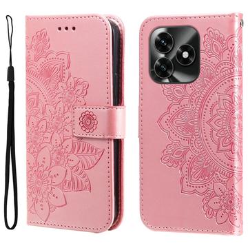 Funda Mandala Series para Honor X5c Plus - Estilo Cartera - Rosa