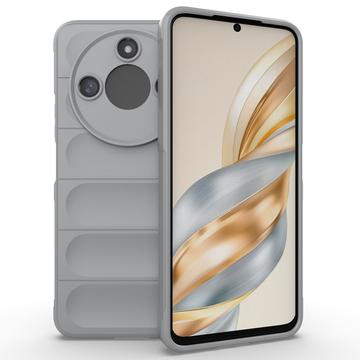 Carcasa de TPU Rugged para Honor X60 - Gris Claro