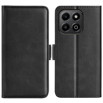 Funda tipo cartera con cierre magnético para Honor X6b - Textura de becerro