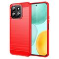 Carcasa de TPU Brushed para Honor X6c - Fibra de Carbono