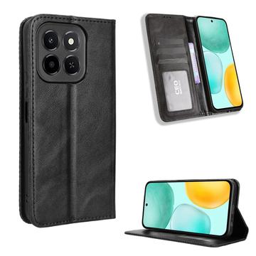 Funda con Cierre Magnético Retro para Honor X6c - Estilo Cartera