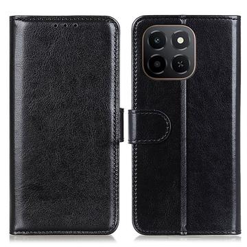 Funda de cartera con soporte para Honor X6c - Negro