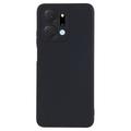 Carcasa de TPU Anti-Huellas Dactilares Mate para Honor X7a - Negro