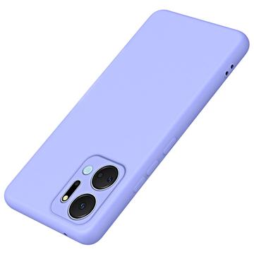 Funda de Silicona Liquid para Honor X7a - Púrpura