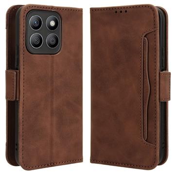 Funda tipo billetera con tarjetero para Honor X8c - Marrón