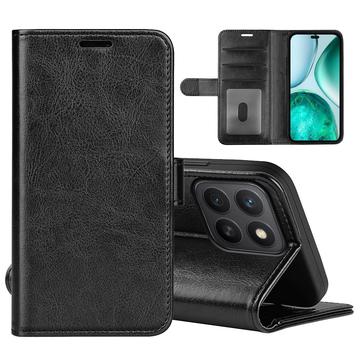 Funda de cartera con cierre magnético para Honor X8c - Negro
