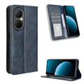Funda con Cierre Magnético Retro para Huawei Enjoy 80 - Estilo Cartera