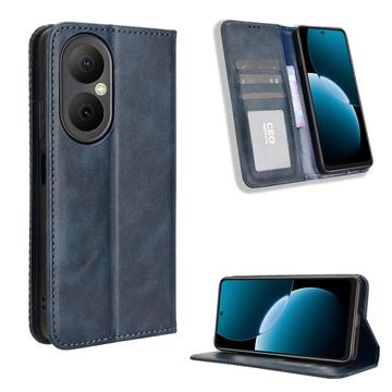 Funda con Cierre Magnético Retro para Huawei Enjoy 80 - Estilo Cartera