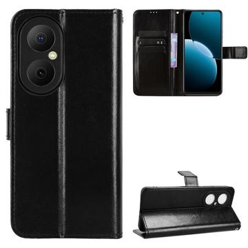 Funda de cartera con soporte para Huawei Enjoy 80 - Negro