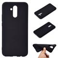 Carcasa de TPU Anti-Huellas Dactilares Mate para Huawei Mate 20 Lite - Negro