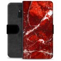 Funda Cartera Premium para Huawei Mate 20 Pro - Mármol Rojo